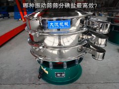 哪種振動(dòng)篩篩分碘鹽？